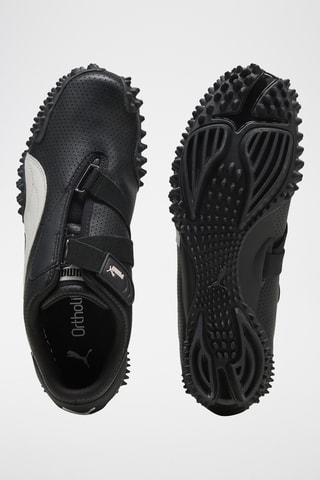Baskets en cuir de veau Mostro - Noir