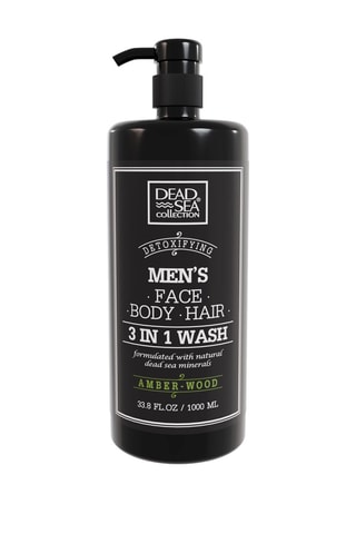 Gel douche 3-en-1 Amber-wood - 1 l