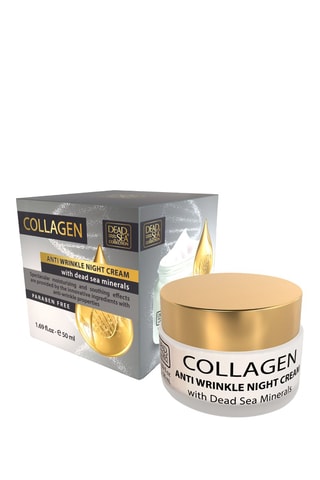 Crème de nuit anti-rides au collagène - Tout type de peau - 50 ml