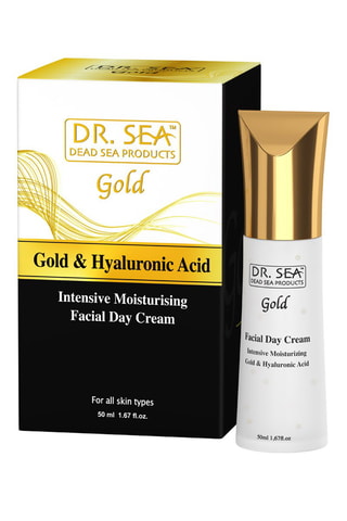 Crème de jour hydratation intense - Or & acide hyaluronique - 50 ml