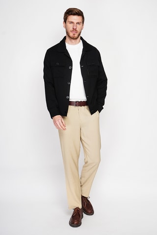Chaqueta de lino - Negro