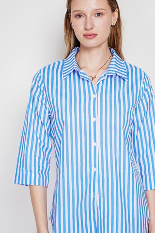 Camisa de lino - Azul