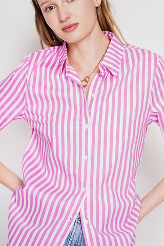 Camisa de lino - Rosa