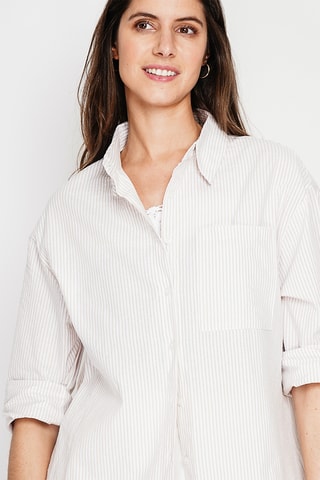 Camisa de lino - Beige