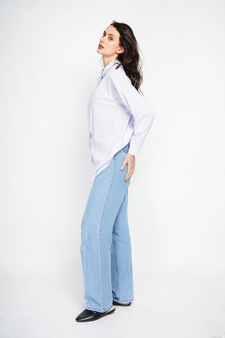 Blusa de lino - Violeta