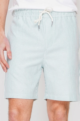 Bermudas de lino - Verde