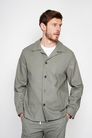 Chaqueta de lino - Caqui