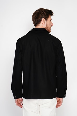 Chaqueta de lino - Negro
