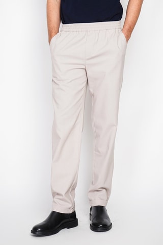 Pantalón de lino - Beige