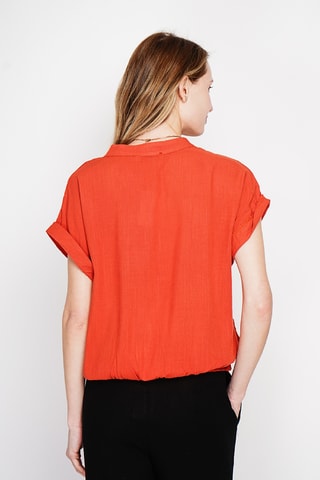 Linnen Blouse - Oranje