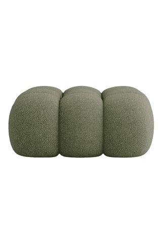 Pouf Maurice - Vert - Tissu chenille
