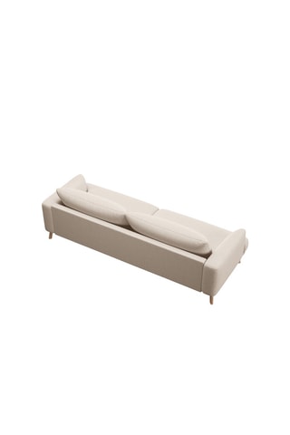 Canapé Margot - Beige - 4 places - Toucher velours