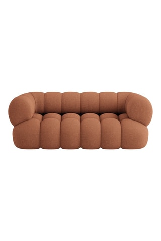 Canapé Maurice - Camel - 2 places - Toucher velours