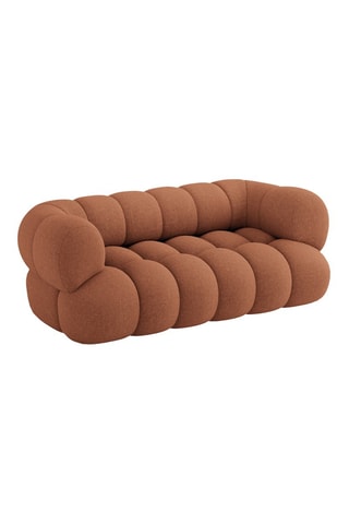 Canapé Maurice - Camel - 2 places - Toucher velours