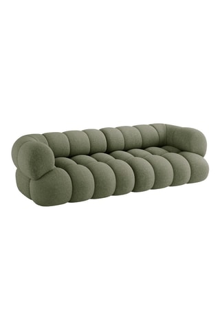 Canapé Maurice - Vert - 4 places - En tissu chenille