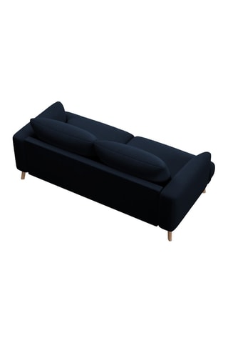 Canapé Margot - Bleu roi - 2 places - Toucher velours