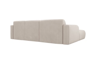 Canapé d'angle gauche Lola Beige