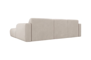 Canapé d'angle droit Lola Beige