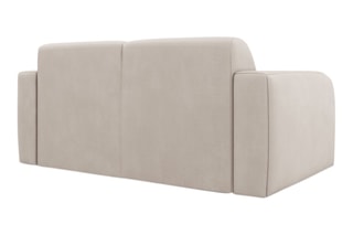 Canapé Lola - Beige - 2 places - En tissu chenille