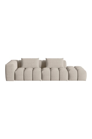 Canapé droit modulaire Lorella - Sable