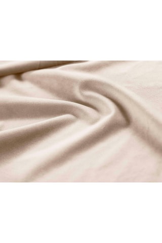 Canapé d'angle droit Luc - Beige - 4 places - Toucher velours