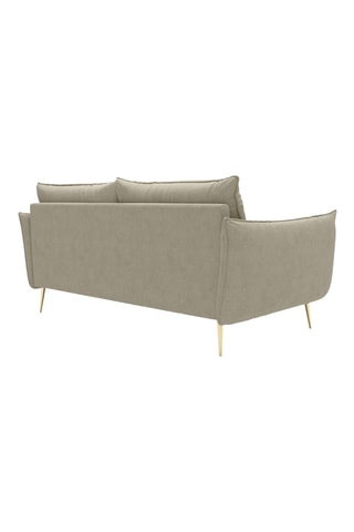 Canapé - Beige - 3 places - En tissu structuré