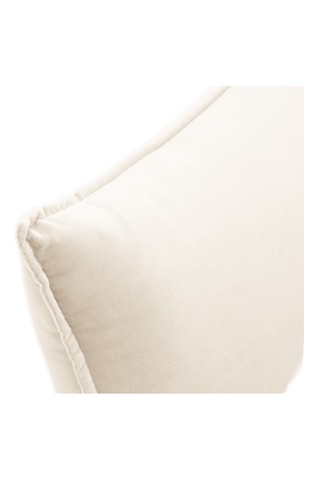 Canapé - Beige - 4 places - En tissu velours