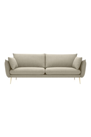 Canapé - Beige - 4 places - En tissu structuré