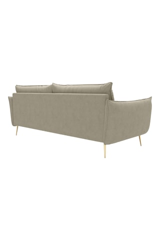 Canapé - Beige - 4 places - En tissu structuré