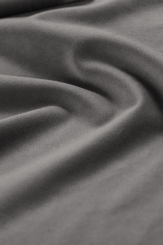 Canapé d'angle droit - Gris - 5 places - En tissu velours