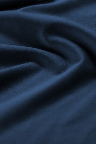 Canapé d'angle droit - Bleu marine - 5 places - En tissu velours