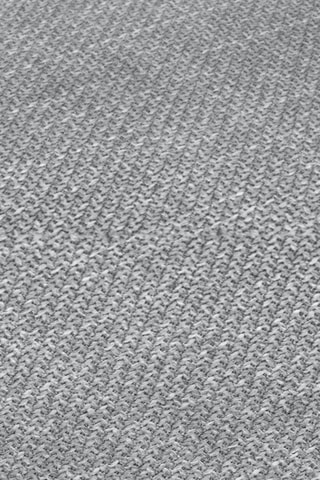 Canapé d'angle droit - Gris clair - 5 places - En tissu structuré