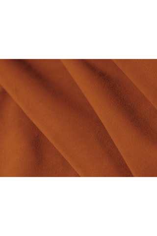 Canapé d'angle droit - Orange - 6 places - En tissu velours