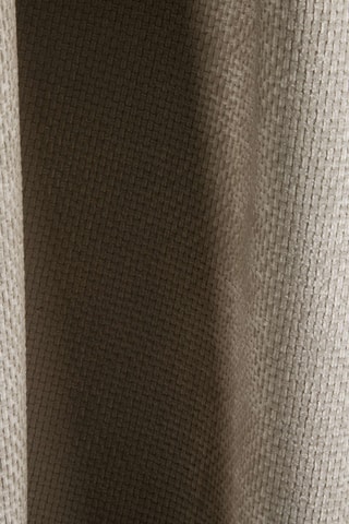 Canapé d'angle panoramique droit - Beige - 5 places - En tissu chenille presque soyeux