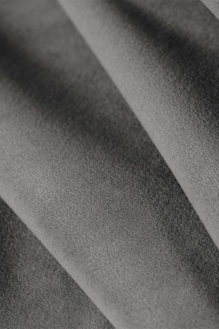 Canapé d'angle panoramique droit - Gris - 6 places - En tissu velours