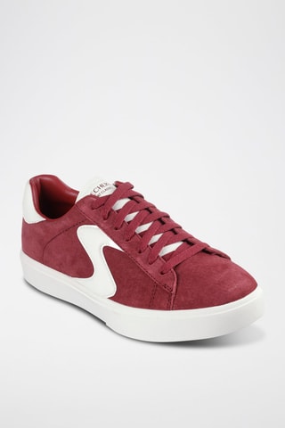 Baskets en cuir - Rouge