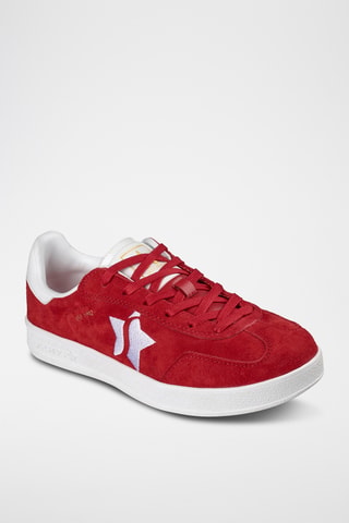 Baskets en cuir - Rouge