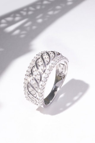 Bague Bianca Or blanc et diamants