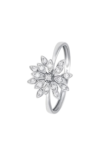 Bague Bouquet - Or blanc et diamants