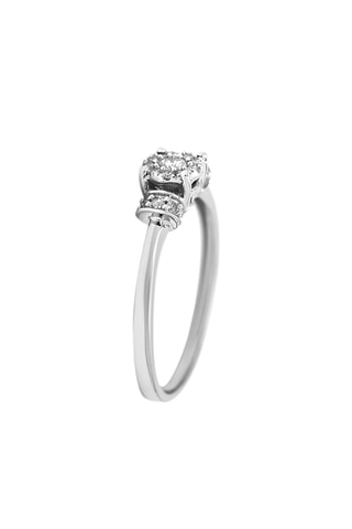 Bague Serenade - Or blanc et diamants