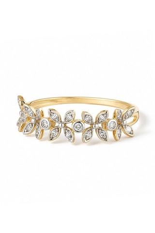 Bague Quezon - Or jaune et diamants