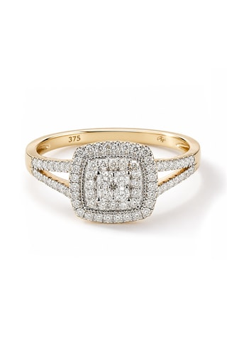 Bague Newcastle - Or jaune et diamants