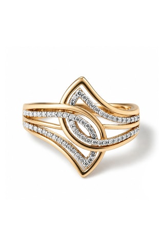 Bague Eclat de Vie - Or jaune et diamants