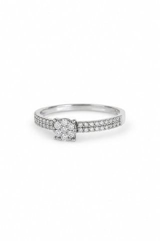 Bague Magana - Or blanc et diamants