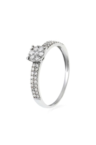 Bague Magana - Or blanc et diamants