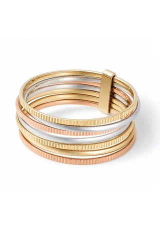 Bague Acapulco - Or jaune, or rose et or blanc