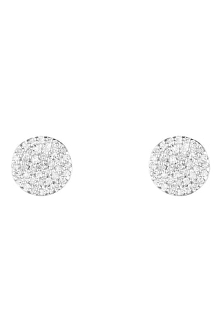 Puces Heavenly - Or blanc et diamants