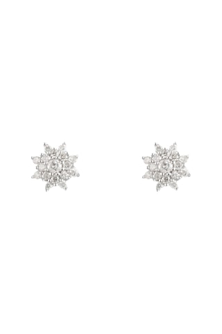 Puces Lecce - Or blanc et diamants