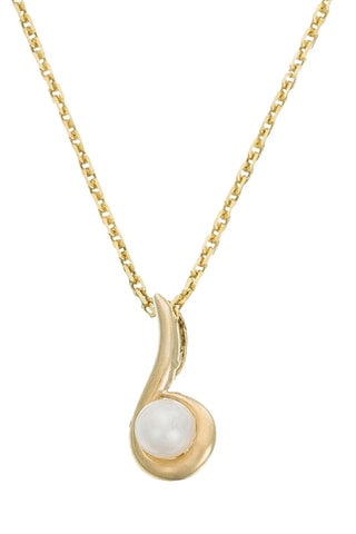 Pendentif Ambiante - Or jaune et perle de culture d'eau douce