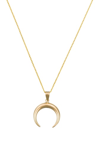 Pendentif Demi lune - Or jaune